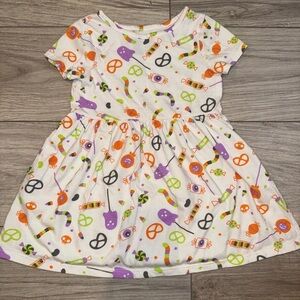 CAT & JACK Halloween Crew Neck Dress